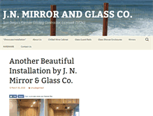 Tablet Screenshot of jnmirrorandglass.com